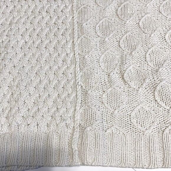 Vintage Hand Knit For The Limited Crew Neck Chunky Ramie Sweater M - Picture 4 of 9